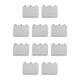 thumbnail image 1 of sweethay 10 piezas tapa de la Gamepad baterías tapa de la celda accesorios de modificación repuestos reemplazo para One Videojuegos y accesorios Blanco, 1 of 6