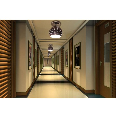 

E27 Industrial Art Porous Ball Ceiling Light Energy Saving Dome Lamp for Living