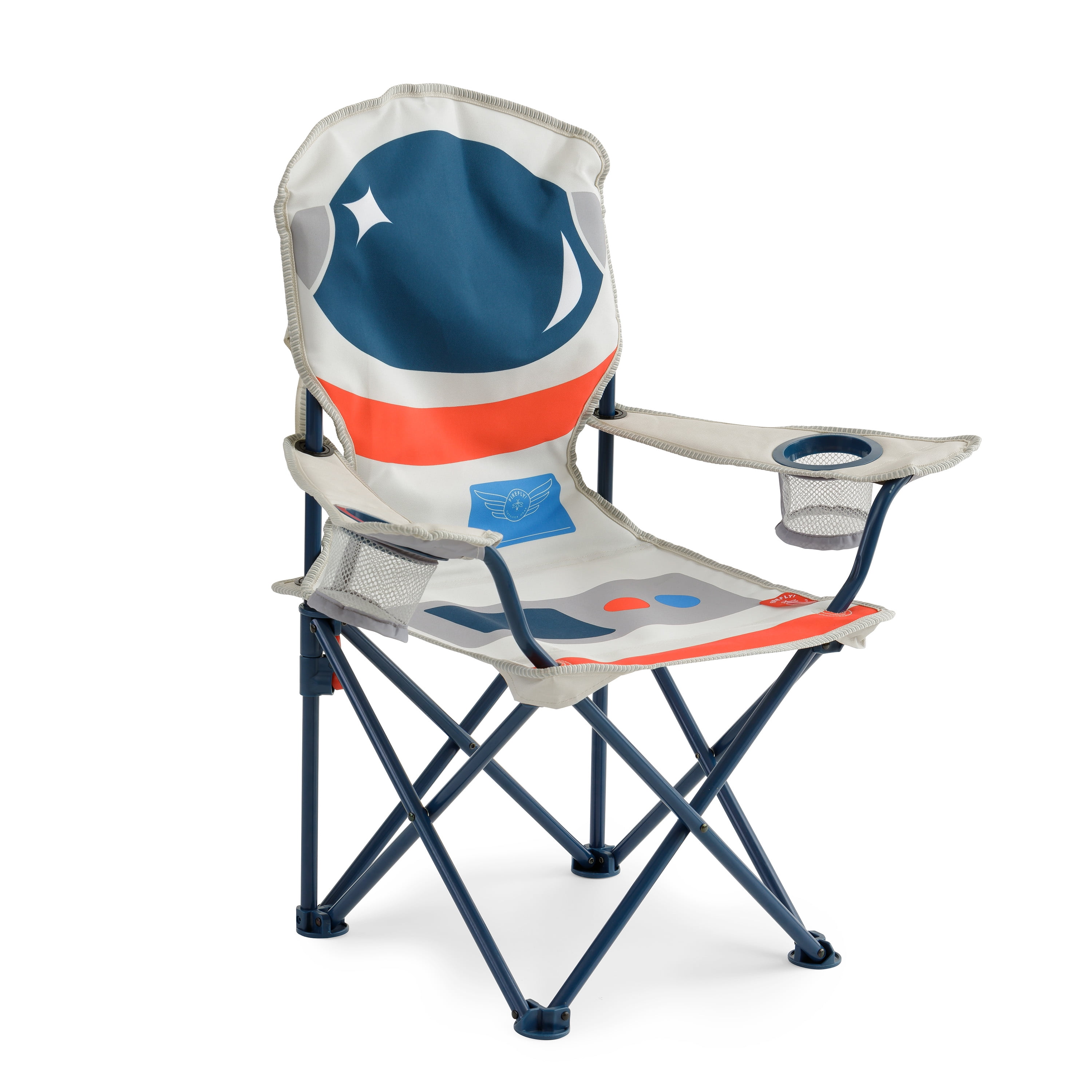 Firefly! Outdoor Gear Jett the Astronaut Kid's Camping Chair - Gray/Blue Color