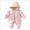 Pink, variant on 18-24 Months Toddler Baby Boys Girls Winter Snowsuits Hooded Romper Jumpsuit Onsie Outfits for Girls Boys Toddler Kids Winter Clothes