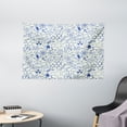 thumbnail image 1 of Kids Decor Tapestry, Science Chemistry Geometry Math Nerd Geek Genius Themed Design Artwork, Wall Hanging for Bedroom Living Room Dorm Decor, 60W X 40L Inches, Navy Blue and White, by Ambesonne, 1 of 2