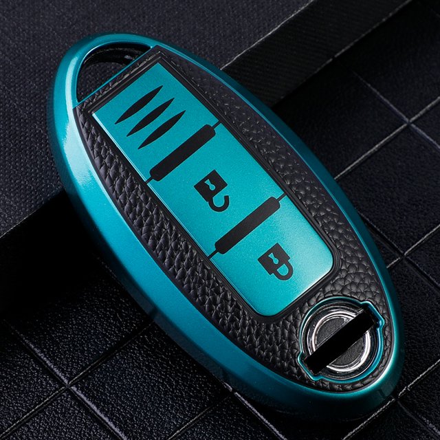 TPU Llave De Coche Caso De Cubierta Completa Fob Para Nissan Qashqai X-Trail T32 T31 Juke J10 J11 Kicks Tiida Pathfinder Nota Para Infiniti Estilo Cuero Key Shell huangjie unisex