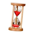 thumbnail image 2 of deevoka Hourglass Sand Timer Sandglass Timer Unbreakable 1 Minute Hour Glass Sand Clock Living Room Decoration Bedroom Party Ornament red, 2 of 9