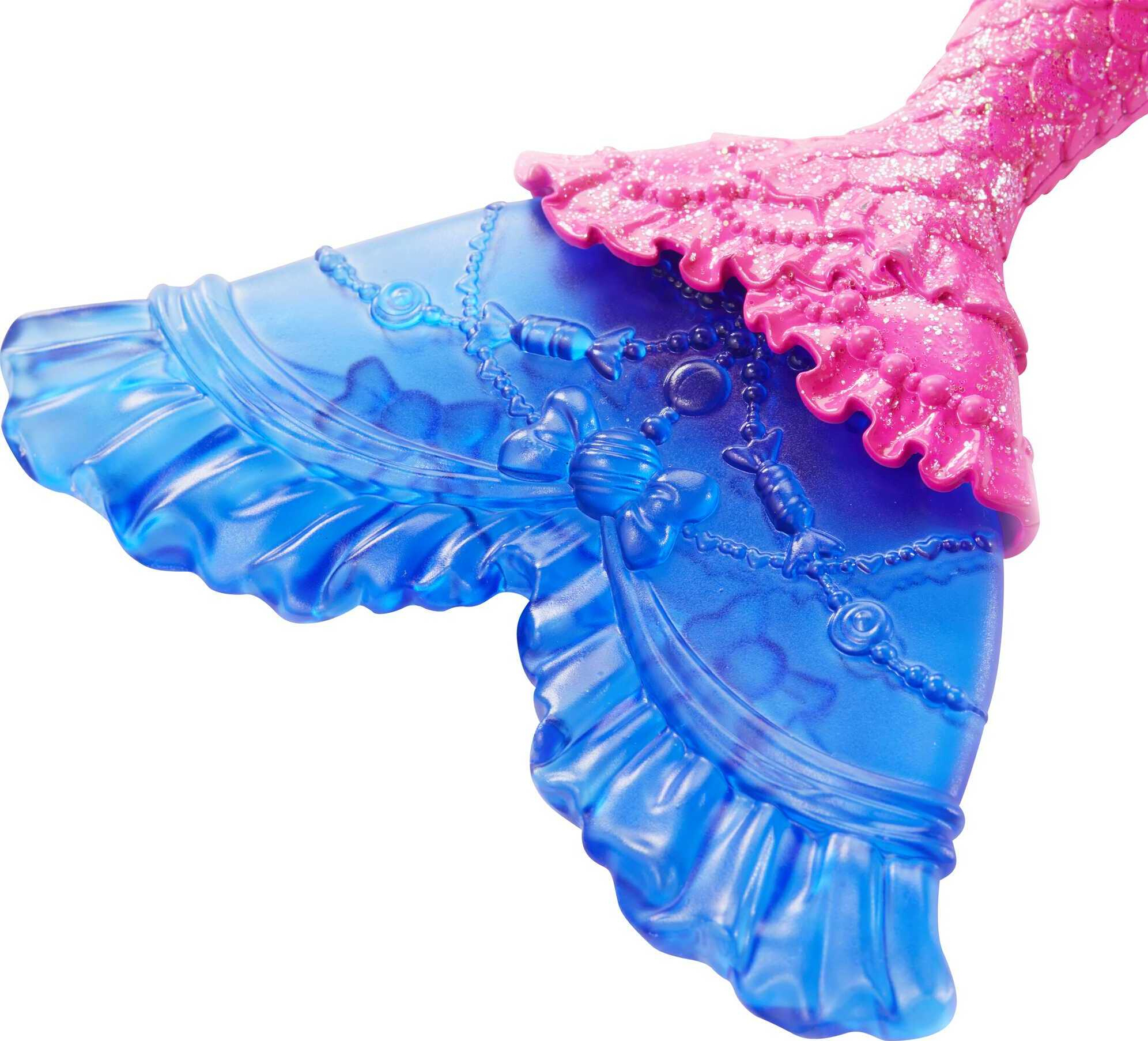 Barbie Dreamtopia Mermaid Doll with Pink & Blue Hair & Tail, Plus Tiara Accessory - image 4 of 6
