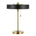 thumbnail image 4 of Safavieh Decker 13.75" Scandinavian Metal Table Lamp, Black/Gold, 4 of 5
