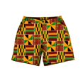 thumbnail image 4 of Bintarealwax Women 2 Piece Outfits African Print Long Sleeves Button Down Shirt Shorts Sets Business Work Fashion Set 2025, 4 of 5