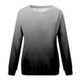 thumbnail image 5 of ManxiVoo Womens Hoodless Pocket Sweatshirt Casual Soft Thermal Pullover Top for Everyday Wear L Size Black, 5 of 5