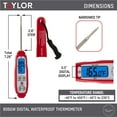 thumbnail image 2 of Termómetro digital impermeable Taylor 806GW para cocina, 2 of 7