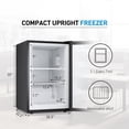 thumbnail image 5 of OKADA Upright Freezer 3.2 Cubic Feet Compact Reversible Single Door Vertical Freezer Table Top Mini Freezing Machine, 5 of 7