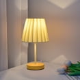 thumbnail image 4 of Desk Lamps for Bedroom,Bedside Table Lamp for Bedroom,LED Wood Desk Lamp Stable Fabric Study Reading Lamp Suitable for Home Decoration Linen Plain Warm Night Light Indoor Lighting Desk Reading Lamp, 4 of 6