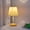 C, variant on Desk Lamp,Lamps for Night Stands,Lamp for Bedroom,LED Solid Wood Desk Lamp Stable Fabric Study Reading Lamp For Home Decoration Linen Plain Warm Night Light(B 11*6*6in)from ANMUYUM