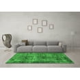 thumbnail image 3 of Ahgly Company Indoor Round Oriental Green Industrial Area Rugs, 7' Round, 3 of 4