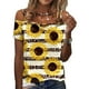 thumbnail image 4 of Camisetas con estampado de moda de Color sólido con hombros descubiertos para mujer, blusa de verano de manga corta con tirantes, camiseta gráfica informal, Tops ahuecados Pompotops hkajfhjk473799, 4 of 5