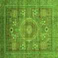 thumbnail image 1 of Ahgly Company Indoor Square Abstract Green Modern Area Rugs, 6' Square, 1 of 4