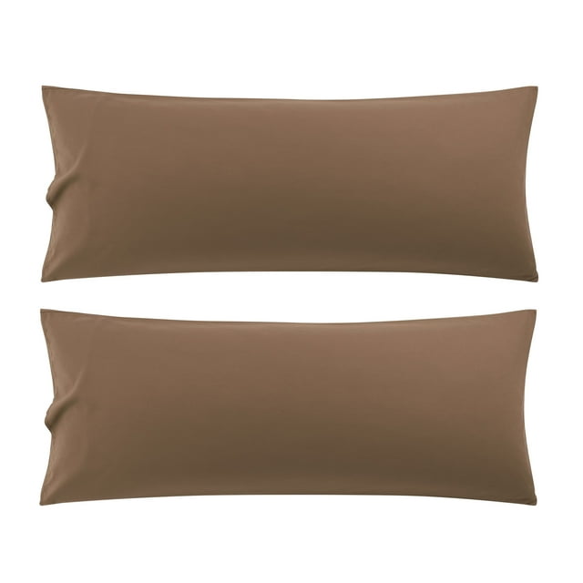 Unique Bargains Taies d'Oreiller Longues en Microfibre Enveloppe 2 Pcs