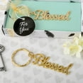 thumbnail image 2 of 144 Blessed theme gold metal key chain from fashioncraft, 2 of 5