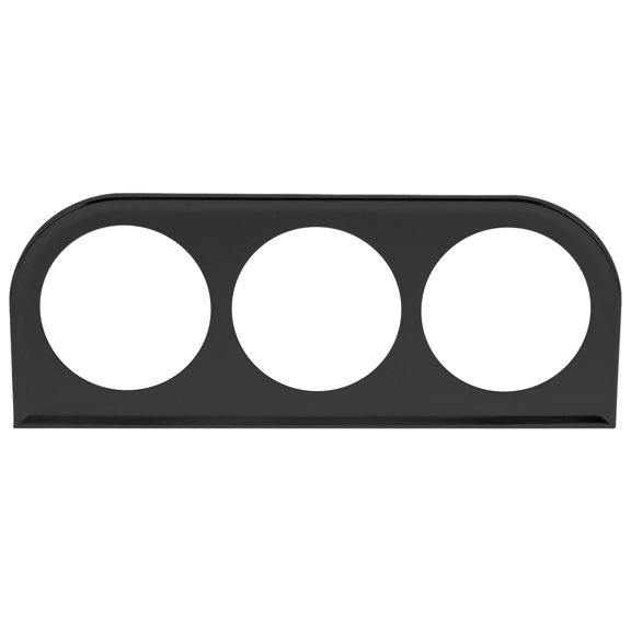 WASHWEPE Black Car Dashboard Gauge Holder Triple Hole Instrument Panel Bracket for 52Mm Meters