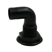 Toma Boat Bilge Thru-Hull Fitting Hose Plumbing Connector Drain Or Vent Ventilation Tight Spaces with a Check Valve for Yacht Marine