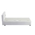 thumbnail image 4 of Modern Contemporary Urban Design Living Room Lounge Club Lobby Sofa, Fabric, White, 4 of 9