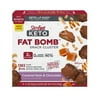 Slimfast Keto Caramel Nuts & Chocolate Fat Bomb Snack Cluster, 14-Count