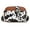 Black, variant on FALAN MULE Women's Leather Crossbody Bag, Cow Print Cell Phone Purse, Triple Zip Pocket, Adjustable Shoulder Strap
