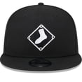 thumbnail image 2 of Men's New Era  Black Chicago White Sox 2024 Batting Practice 9FIFTY Snapback Hat, 2 of 5