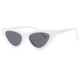 thumbnail image 2 of Kimorn Cat Eye Sunglasses Women Clout Goggles Kurt Cobain Retro Sun Glasses K0566 (White&Black) kimorn kimorn, 2 of 2