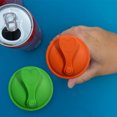 thumbnail image 1 of 6 piezas de soda de silicona de silicona lides de refrescos reutilizables Cubre protector para bebidas gaseosas, 1 of 8