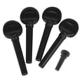 thumbnail image 3 of lionlar 4 Pieces Violin Fiddle Tuning Peg Set Machine Heads for Performance Practice black, 3 of 9