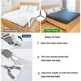 thumbnail image 4 of Bed Sheet Straps, Easy to Install Bed Sheet Clips, Fitted Sheet Clips Sheet Straps, Say, 4 of 7