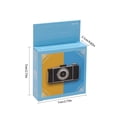 thumbnail image 4 of 250 Pcs/roll Self Adhesive Corner 1; 2; 3; 4; Sticker DIY Photo Album Tape Scrapbook Crafting Picture Fixing Tape, Transparent, 4 of 8