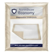 NorthShore Economy Disposable Underpads, Ultra Large, 36x36 in., Case/120 (8/15s)