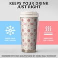 thumbnail image 2 of Christmas 18oz Double Drinking Coffee Mug – Vacuum Insulated Stainless Steel Travel Cup with Leakproof Lid, 316 Steel Thermos Tumbler for Hot & Cold Beverages, 2 of 7