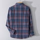 thumbnail image 4 of Blusa y camisa de manga larga con cuello vuelto, nueva camisa informal a cuadros para hombre, blusa holgada juvenil de manga larga con cuello vuelto, blusa de poliéster para hombre, 4 of 5