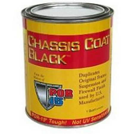 - POR-15 45908 Top Coat, Chassis Black, Pint