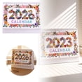 thumbnail image 2 of Painting Calendar DIY Craft Desk Calendar With Rhinestones And Sticky Canvas For Family Art Projects, 2 of 8