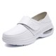 thumbnail image 2 of Zapatos Planos Versátiles Médicos Restaurante Loafer Enfermero Liviano Zapato para Mujer Cuero Transpirable, 2 of 9