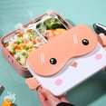 thumbnail image 2 of Fiambrera de dibujos animados Rectangular Bento Box a prueba de fugas portátil para niños estudiantes Hugtrwg Para estrenar, 2 of 7
