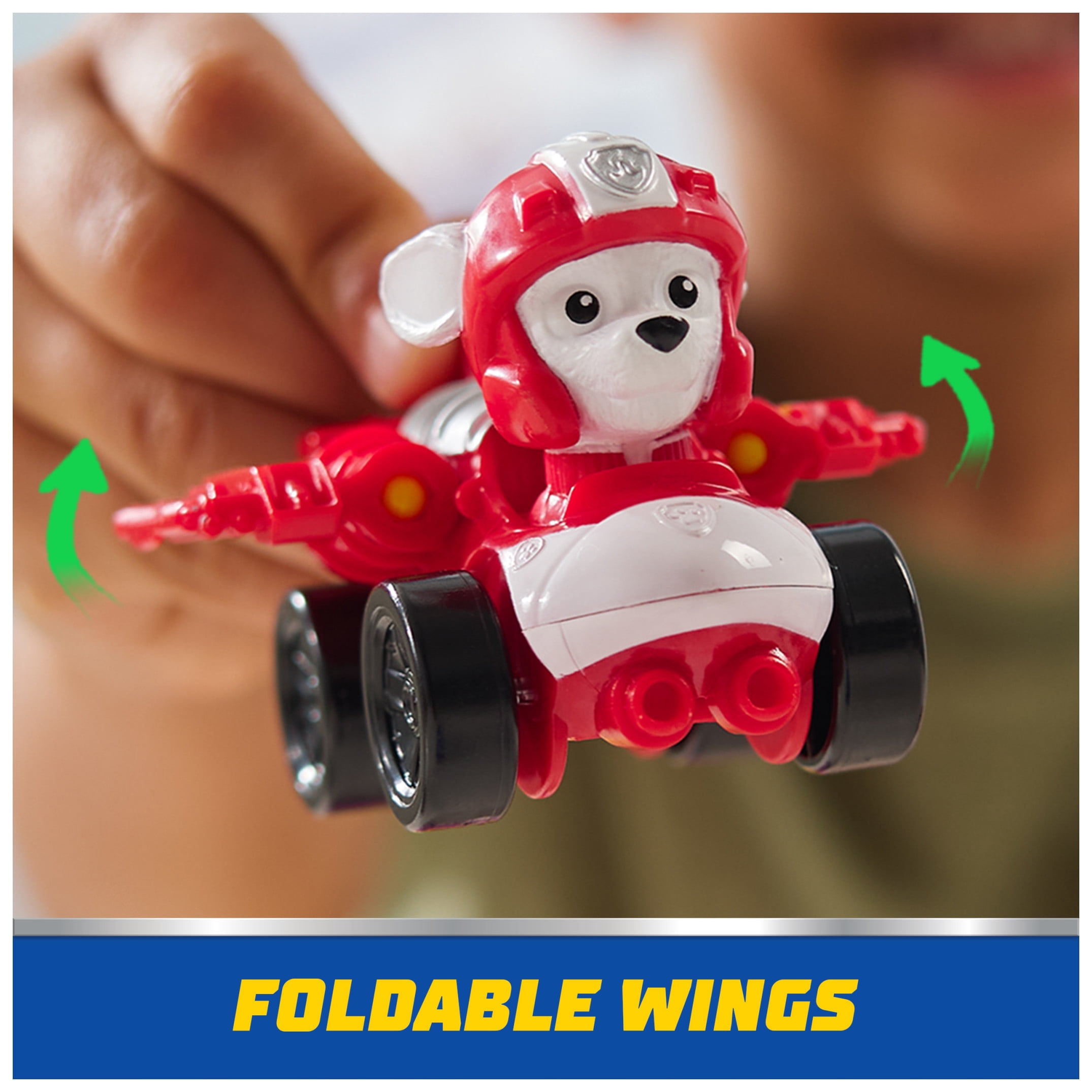 PAW Patrol: Air Rescue, 6-Piece Pup Squad Racers, Toy Cars Gift Set with Chase, Marshall, Skye, Rubble, Rocky & Zuma, Kids Toys for Boys & Girls 3+