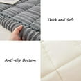 thumbnail image 5 of Couch Cover for Dogs Washable, Fuzzy Pet Couch Covers for 3 Cushion Sofa Pet Friendly, Non Slip Sofa Cover (Blue-Grey, 27.6" x 59"/70 x 150cm), 5 of 12