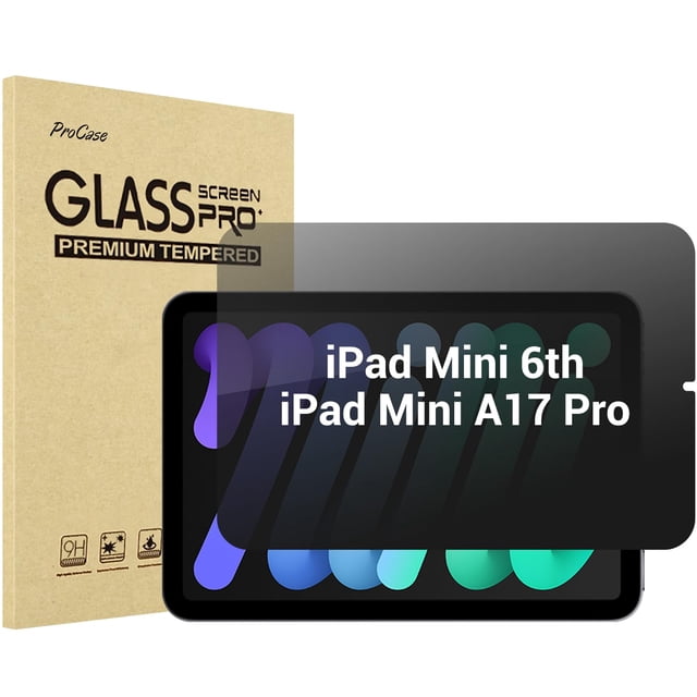 Protector de pantalla de privacidad ProCase para iPad Mini 7/6 8,3 pulgadas