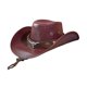 thumbnail image 3 of Sombrero de vaquero Cocador de borgoña, 3 of 8