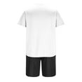 thumbnail image 5 of TMOYZQ Men's Shirt and Shorts Set 2 Piece Outfits Fashion Summer Tracksuits Casual Sportwear Set, 5 of 6