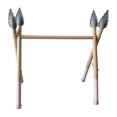 thumbnail image 1 of Soporte Para Gimnasio De Para Bebés Accesorios Para Juegos Juguete Sensorial Rack Holder Toy JSJ3-Rosa CUTICAT Juguetes de gimnasia de actividad para niños, 1 of 7