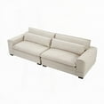 thumbnail image 5 of Modern Beige Fabric Mid-Century Sofa 104.72''x40.94''x30.71'', 5 of 10