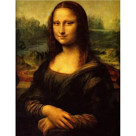 - Laminated Poster Mona Lisa Glossy Poster Leonardo Da Vinci Smile Art Painting Poster Print 24 x 36