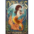thumbnail image 5 of Naples, Florida, Mermaid, Lantern Press, Premium Playing Cards, 52 Card Deck with Jokers, USA Made, 5 of 5
