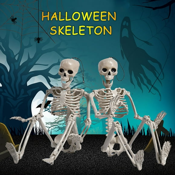 Dianli Squelettes de Fête d'Halloween Articulations Posables Squelettes Jouets Amusants Nouveauté Rollback 10 $ et Moins