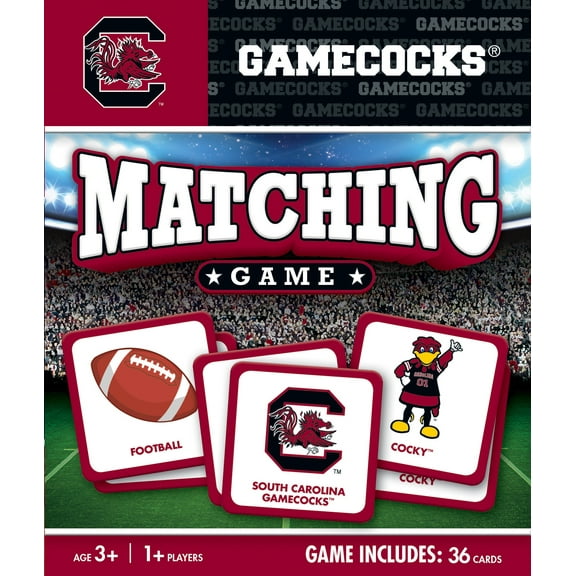 MasterPieces Officially Licensed NCAA South Carolina Gamecocks Matching Game for Kids and Families