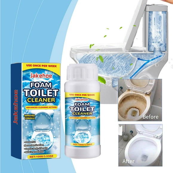 Dvkptbk Toilet Bowl Cleaners with Deeps Penetration and Powerful Decontamination Ability It Makes Your Toilet Look Brands New 100g